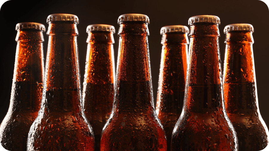 Beer bottles