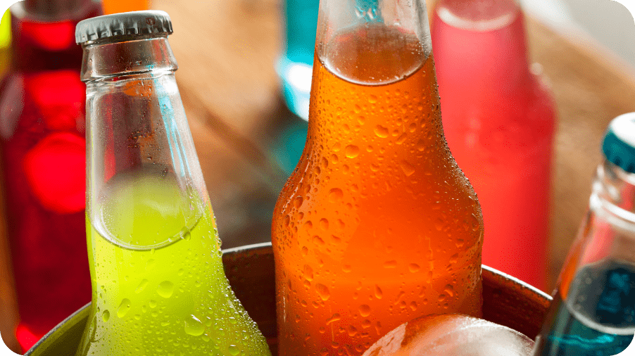 Colourful beverages